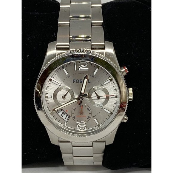 Fossil Perfect Boyfriend ES3883 Women Silver Band - Picture 2 of 12